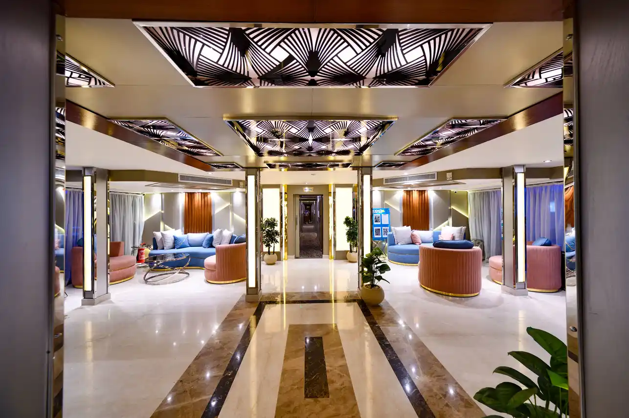 Lounge aboard the Nile Treasure Nile Cruise Nile cruise